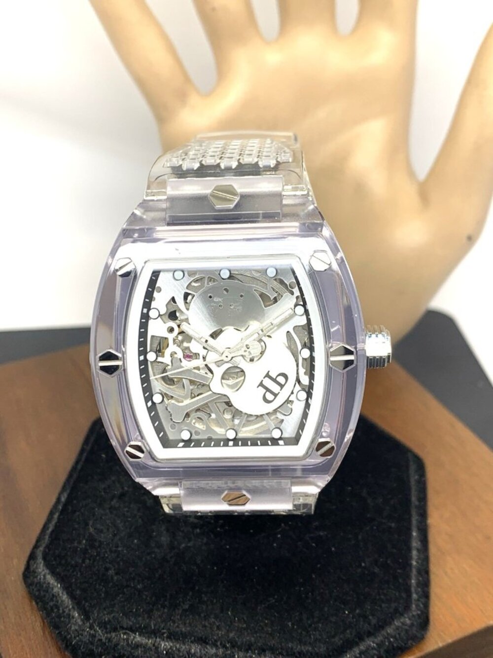 Philipp Plein Transparent Clear Skeleton Dial Men's Watch